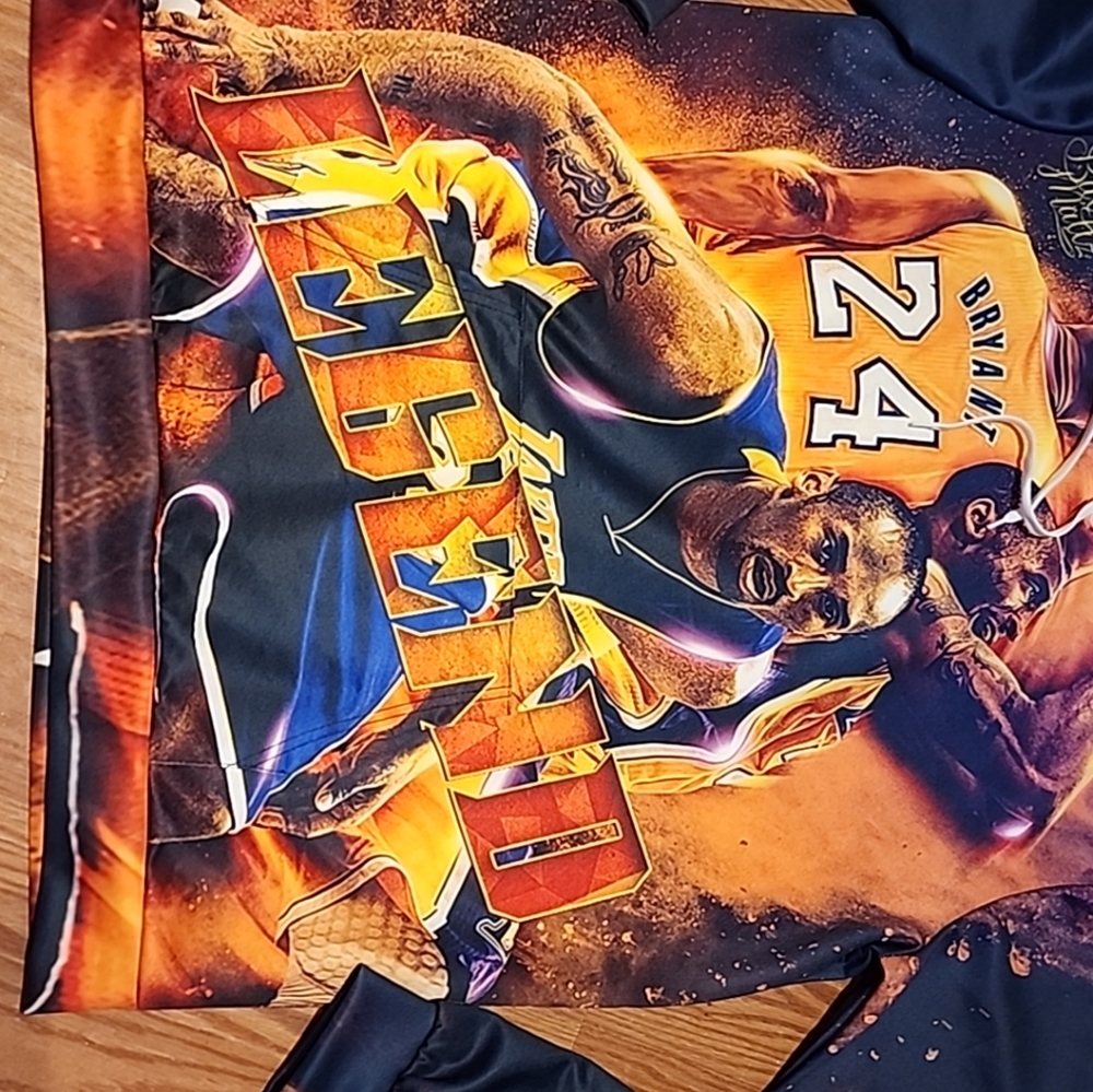 Lakers‎ Kobe Bryant hoodie xxl unbranded front pocket - Picture 8 of 10